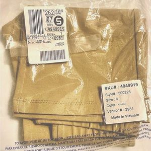 Land's End Khaki Yoga Flares Kids Size 6